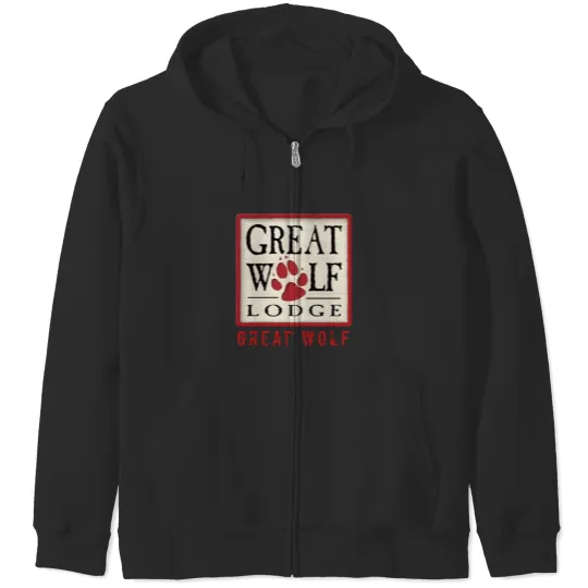 Discover Great Wolf Lodge Logo Essential Zip Hoodies