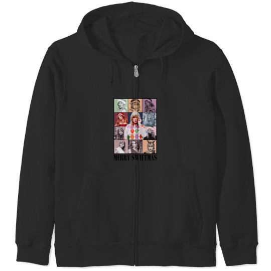 Discover Merry Swiftmas Zip Hoodie - Have A Merry Swiftmas