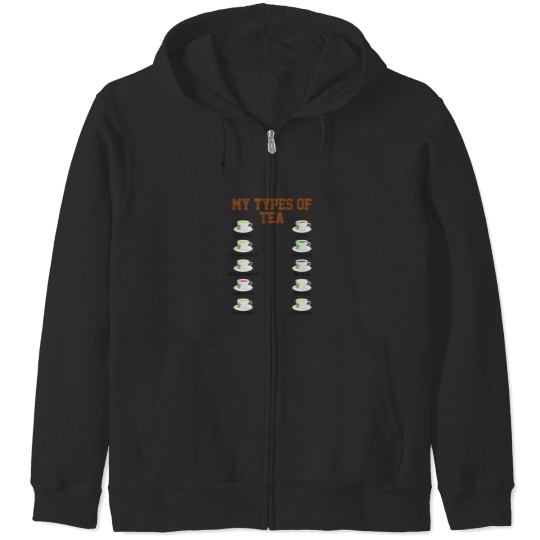 Discover Tea Lover Zip Hoodie - Cozy Outerwear for Tea Enthusiasts