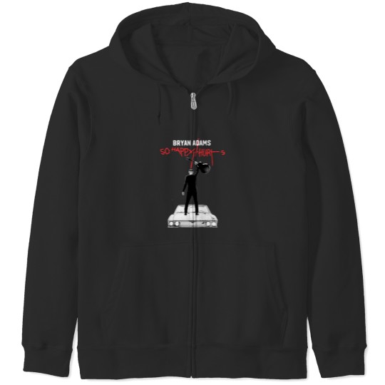 Discover Color Bryan Adams Tour 2023 Zip Hoodies, So Happy Hurts Tour, Vintage Bryan Adams Zip Hoodies