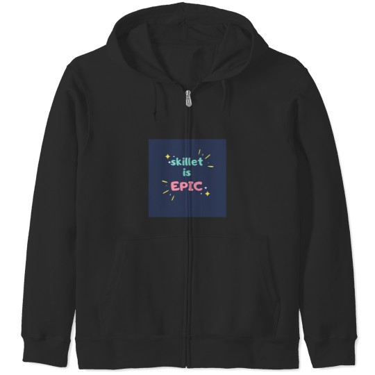 Discover Skillet items Zip Hoodies