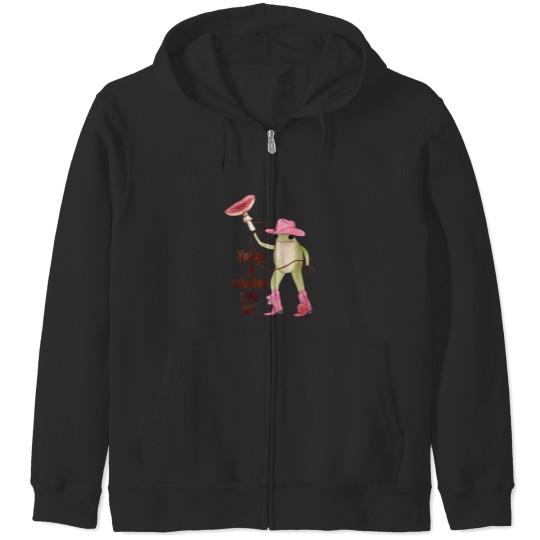 Discover You're a cowboy like me Zip Hoodies, Cowboy Frog Meme