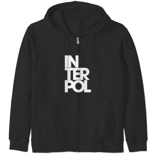 Discover Interpol Band Logo Zip Hoodies