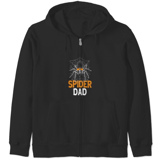 Discover Spider Dad Funny Spider Gift Zip Hoodies