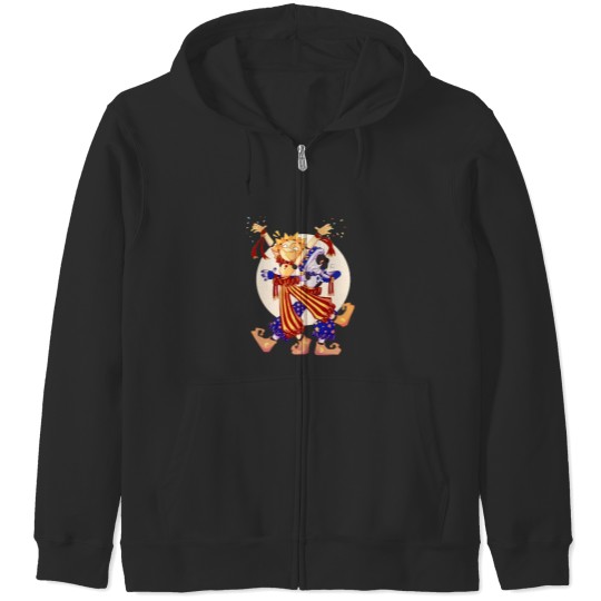 Discover SunDrop and MoonDrop FNAF Security Breach Zip Hoodies