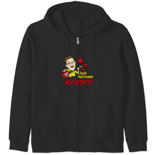 Discover Jack Hartmann Rocks Short Sleeve Gift \ Zip Hoodies
