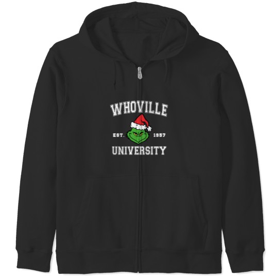 Discover Christmas Whoville University Est. 1957 Zip Hoodie - Holiday Gift