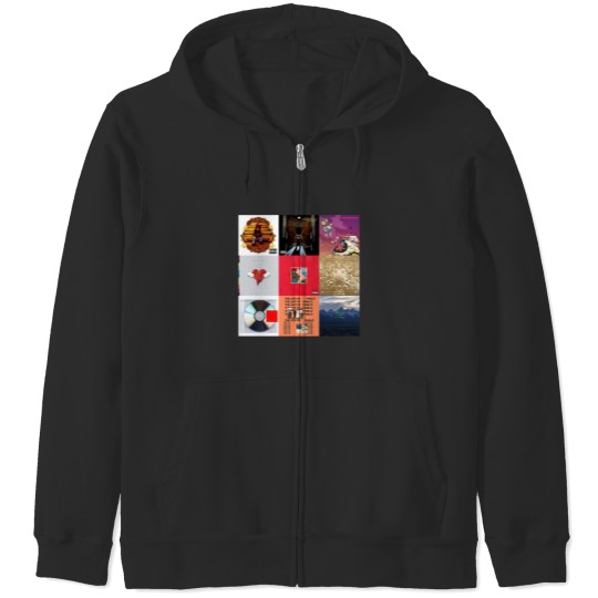 Discover Kanye Albums Zip Hoodies
