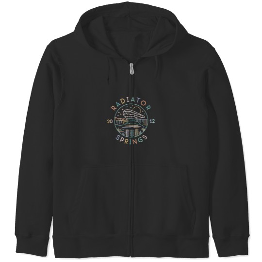 Discover Vintage Radiator Springs Zip Hoodies, California Adventure Park Zip Hoodies