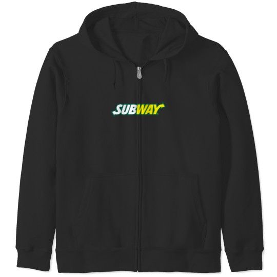 Discover Subways Logo Zip Hoodies