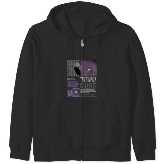 Discover Vintage Bootleg Inspired Zip Hoodies Tame Impala Currents Vintage Zip Hoodies