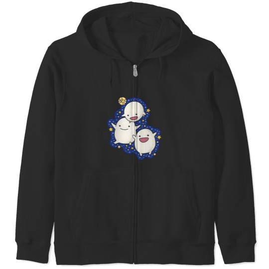 Discover Starry Warawara from The Boy and the Heron Classic Zip Hoodies