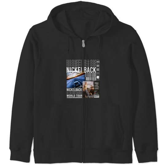 Discover Nickelback Music Zip Hoodies, Merch Vintage Get Rollin' Tour 2023 Zip Hoodies