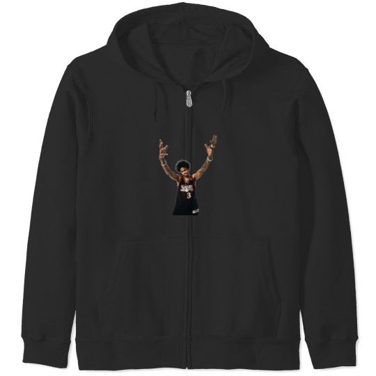 Discover Allen Iverson Zip Hoodies, Vintage 90s Basketball Kobe Bryant, Allen Iverson Graphic Zip Hoodies