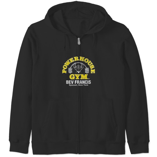 Discover Unisex Powerhouse Gym Short-Sleeve Zip Hoodies