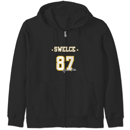Discover Swelce Jersey, Swift Kelce Zip Hoodies, Womens Chiefs Fan Zip Hoodies