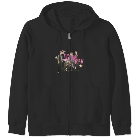 Discover Big Time Rush Star Zip Hoodies - Vintage Tour Design