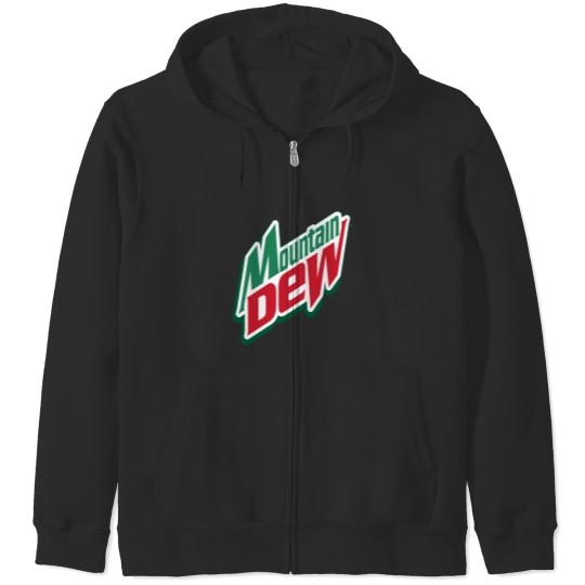 Discover Mountain Dews Logo Zip Hoodies