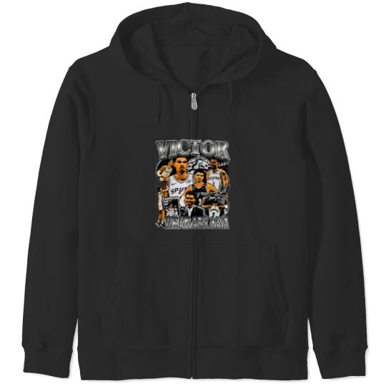 Discover Vintage 90s Graphic Style Victor Wembanyama Zip Hoodies