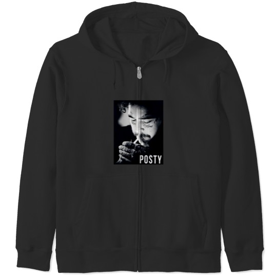 Discover Post Malone Vintage Zip Hoodies, Posty Music Tour Zip Hoodies