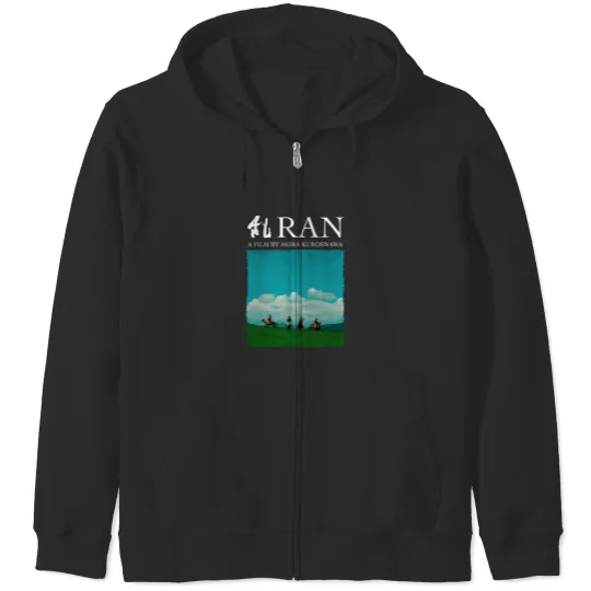 Discover Akira Kurosawa - Ran Illustration with Title - Kurosawa - Zip Hoodies