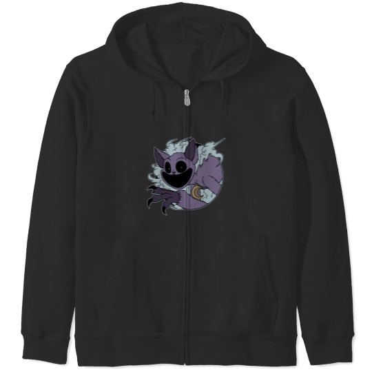 Discover Smiling Critters Cat Nap Poppy Playtime Zip Hoodies, Horror Game Zip Hoodies
