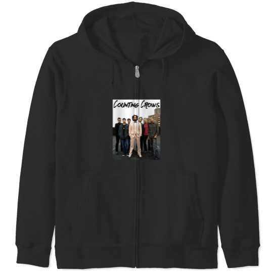 Discover Counting Crows Aesthetic Graphic Minimal Zip Hoodies