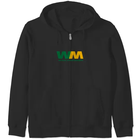 Discover WASTE MANAGEMENT LOGO Zip Hoodies