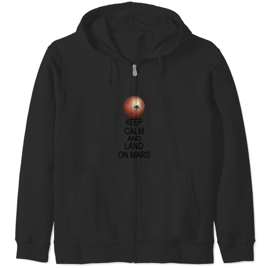 Discover Mars Perseverance Rover Landing - Mars Perseverance Rover Landing - Zip Hoodies