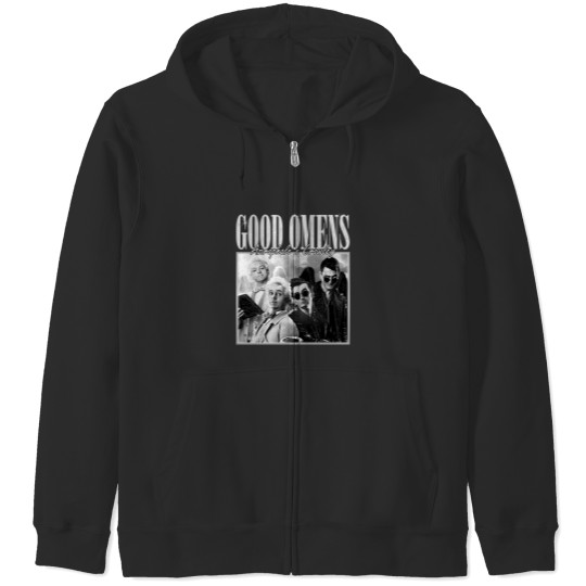 Discover Good Omens Movie Zip Hoodies, Aziraphale 2023 Movie Bootleg Zip Hoodies