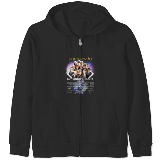 Discover Doctor Who 60th Anniversary 1963-2023 Thank You Zip Hoodies