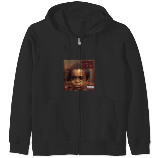 Discover Nas Illmatic Album Vintage Music Zip Hoodies