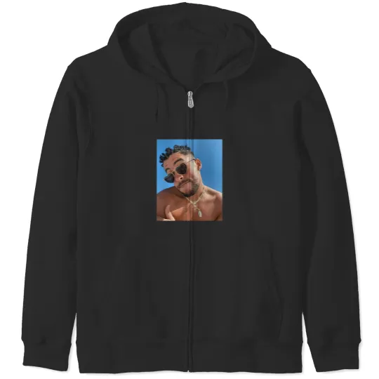 Discover Bad Bunny Zip Hoodies