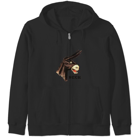 Discover Stylish Beck Donkey Adult M Medium Zip Hoodies - Pop, Americana, Alternative Music