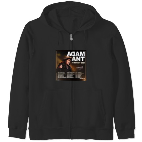 Discover Adam Ant Autumn 2024 UK ANTMUSIC Tour Unisex Zip Hoodies