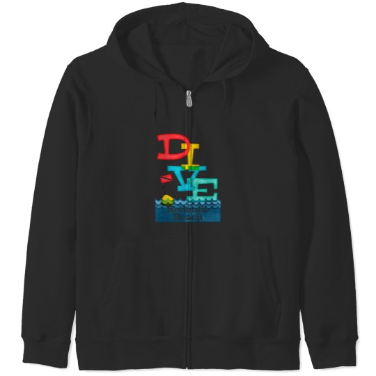 Discover Redondo Beach Dive - Colorful Scuba Zip Hoodies