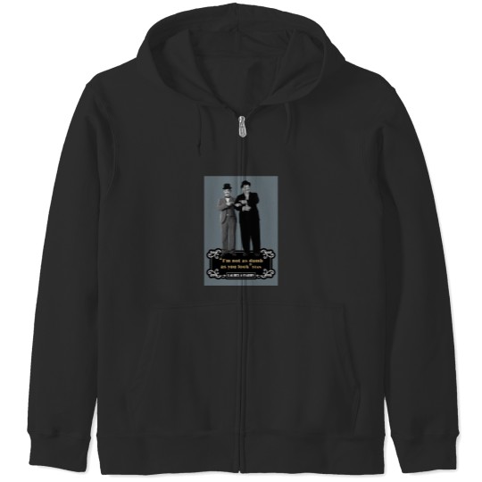 Discover Laurel  Hardyy - Im Not As Dumb As You Look Zip Hoodies