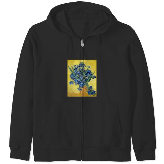 Discover Vincent van Gogh Irises Zip Hoodies