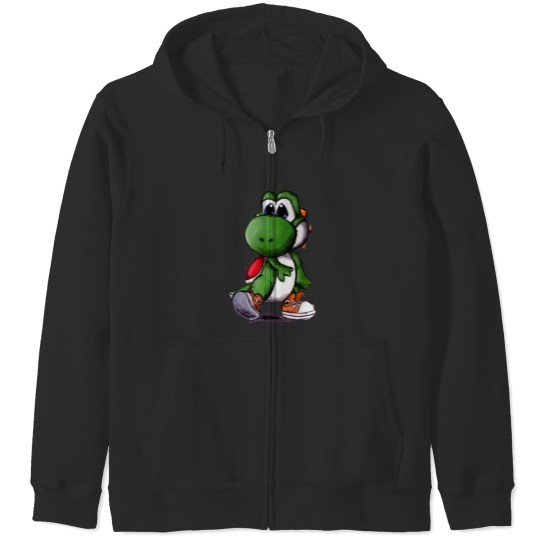 Discover Cute Yoshi Zip Hoodies