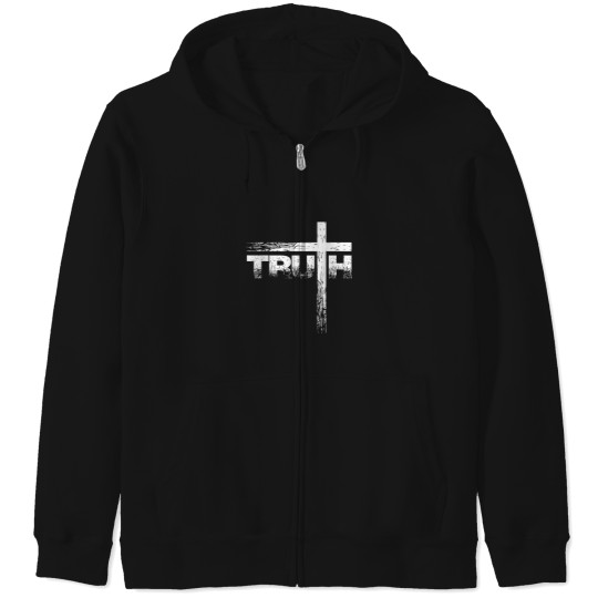 Discover Christian Truth Cross Zip Hoodie
