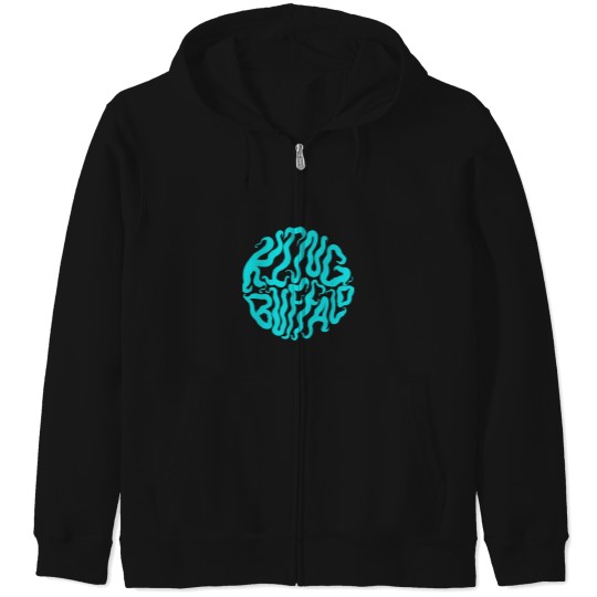 Discover King Buffalo, black and blue Zip Hoodies
