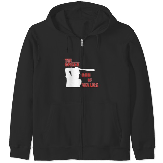 Discover Kevin Youkilis - The Greek God of Walks Zip Hoodies