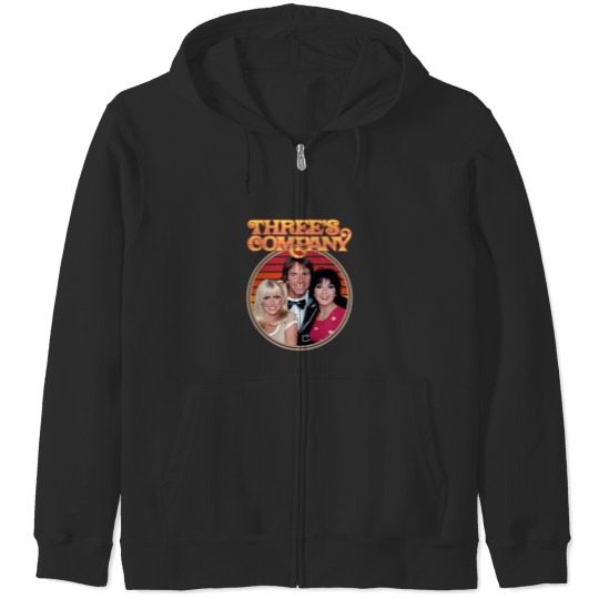Discover Threes company Zip Hoodies