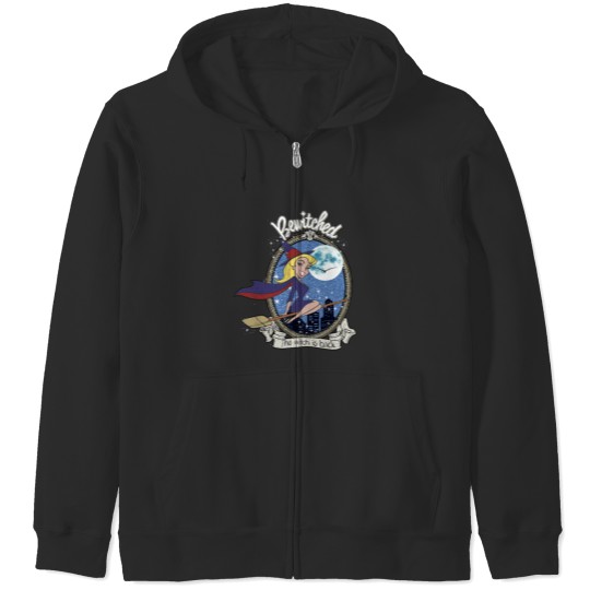 Discover Vintage Bewitched Zip Hoodies