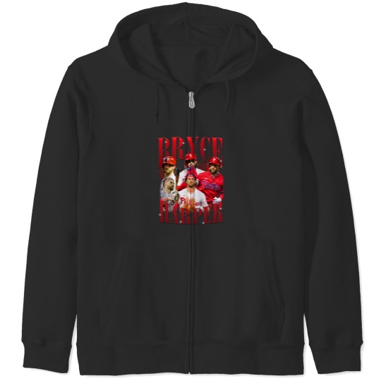 Discover BRYCE HARPER Vintage Zip Hoodies, Bryce Harper Homage Zip Hoodies