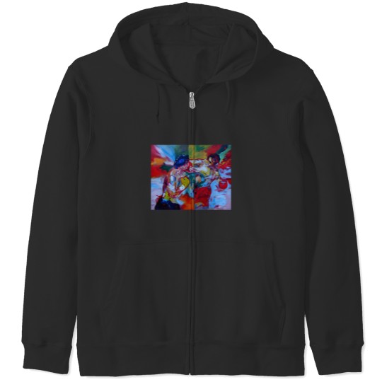 Discover Rocky V Apollo Canvas Print Zip Hoodies