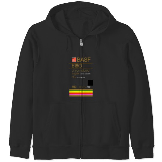 Discover BASF E180 VHS Tape Zip Hoodies