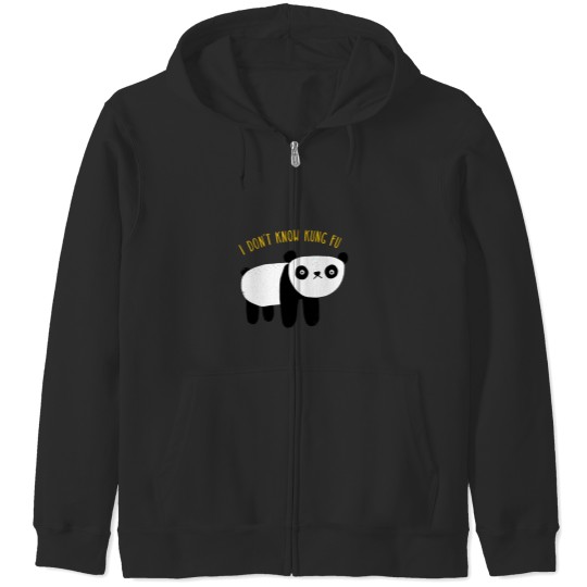 Discover Regular Panda Zip Hoodies
