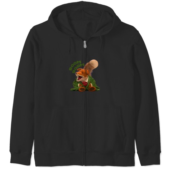 Discover Basil Brush Zip Hoodies