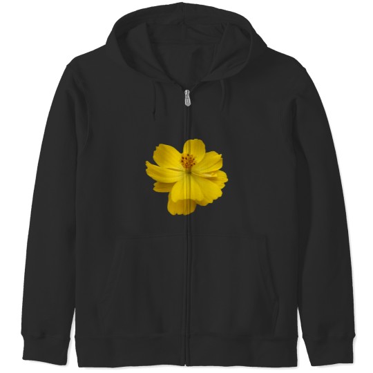 Discover beautiful flower in yellow, summer, sun Classic Zip Hoodies